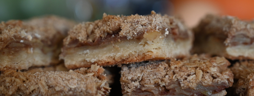 Salted Caramel Apple Pie Bars