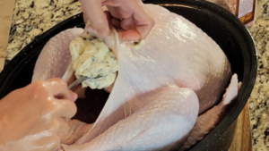 prep the turkey